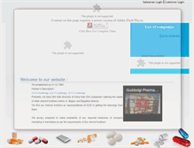 Tablet Screenshot of guddodgipharma.com